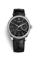 Rolex Cellini Date White Gold / Silver / Alligator Black (50519-0007)