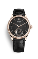 Rolex Cellini Date Everose / Silver / Alligator (50525-0011)