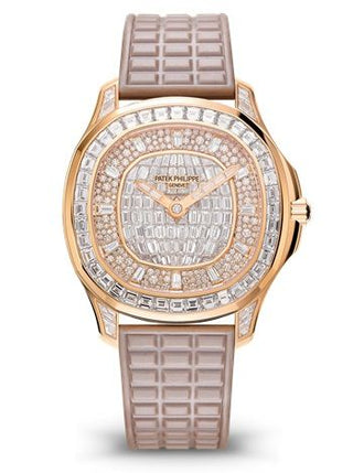 Patek Philippe - 5062/450R-001  Patek Philippe Aquanut Luce Haute Joaillerie Rose Gold / Diamond