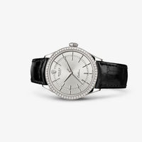 Rolex Cellini Date Everose / Silver / Alligator (50709rbr-0010)