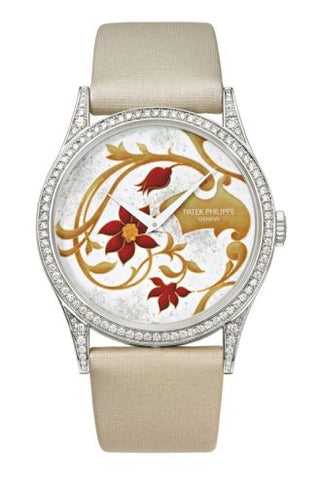 Patek Philippe - 5077/100P-014  Calatrava 5077 Floral Arabesques