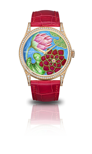 Patek Philippe - 5077/100R-010  Calatrava 5077 Water Lilies and Lotus