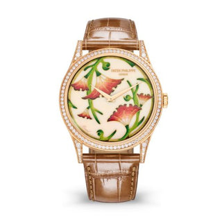 Patek Philippe - 5077/100R-039  Calatrava 5077 Rose Gold / Japanese Floral Motifs