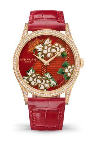 Patek Philippe - 5077/100R-056  Calatrava 5077 Kimonos with Floral Patterns