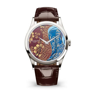 Patek Philippe - 5077P-102  Calatrava 5077P Bhutan Textiles