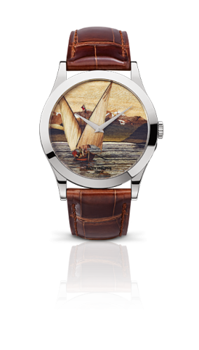 Patek Philippe - 5089G-019  Calatrava Lakeside Scenes 5089