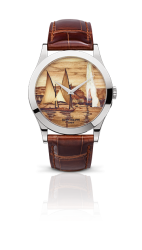 Patek Philippe - 5089G-020  Calatrava Lakeside Scenes 5089