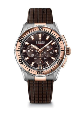 Zenith - 51.2061.405/75.R516  El Primero Stratos Flyback Two Tone