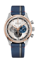 Zenith El Primero Chronomaster 42 Stainless Steel / Rose Gold / Silver / Rubber (51.2080.400/69.C802)