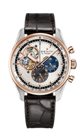 Zenith El Primero Chronomaster Full Open 42 Stainless Steel / Rose Gold / Strap / Alligator (51.2080.4061/69.C494)