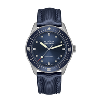 Blancpain Fifty Fathoms Bathyscaphe Stainless Steel / White / White Canvas (5100-1140-O52A)