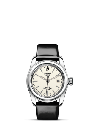 Tudor - 51000-0029  Glamour Date 26 Stainless Steel / Opaline / Strap