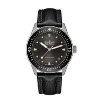 Blancpain Fifty Fathoms Bathyscaphe Stainless Steel / Grey / Black Nato (5100B-1110-B52A)