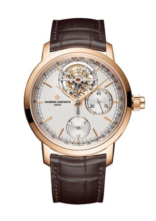 Vacheron Constantin - 5100T/000R-B623  Traditionnelle Tourbillon Chronograph Pink Gold / Silver