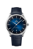 Omega - 511.13.40.20.03.001  Seamaster Master Co-Axial 39.5 London Edition Stainless Steel / Blue / Alligator