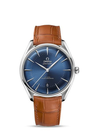 Omega - 511.13.40.20.03.002  Seamaster Master Co-Axial 39.5 Moscow Edition Stainless Steel / Blue / Alligator