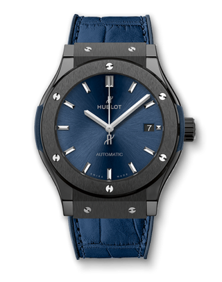 Hublot - 511.CM.7170.LR  Classic Fusion 45 Ceramic / Blue / Alligator