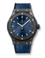 Hublot Classic Fusion 45 Titanium / Blue / Bracelet (511.CM.7170.LR)