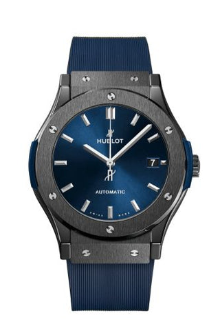 Hublot - 511.CM.7170.RX  Classic Fusion 45 Ceramic / Blue / Rubber