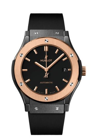 Hublot - 511.CO.1181.RX  Classic Fusion 45 Ceramic - King Gold / Black / Rubber