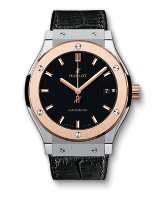 Hublot - 511.NO.1181.LR  Classic Fusion 45 Titanium / King Gold / Black