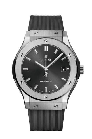 Hublot - 511.NX.7071.RX  Classic Fusion 45 Titanium / Racing Grey / Rubber