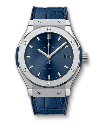 Hublot - 511.NX.7170.LR  Classic Fusion 45 Titanium / Blue