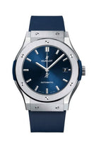 Hublot Classic Fusion 42 Titanium / Blue / Rubber (511.NX.7170.RX)