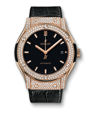 Hublot - 511.OX.1181.LR.1704  Classic Fusion 45 King Gold / Pavé / Black