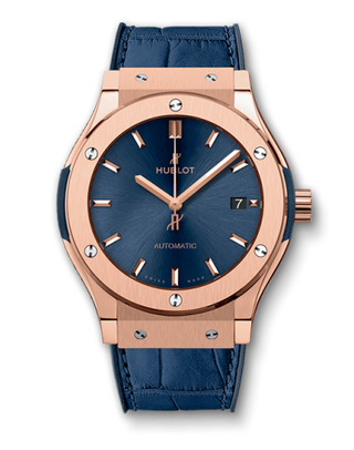 Hublot - 511.OX.7180.LR  Classic Fusion 45 King Gold / Blue