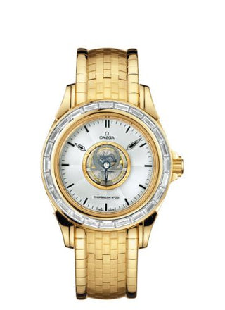 Omega - 5114.30.00  De Ville Tourbillon Red Gold / Baguette / Bracelet