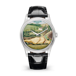 Patek Philippe - 5177G-001  Calatrava 5177G Italian Scenes / Tuscany