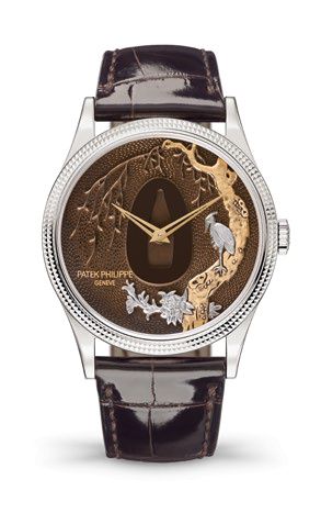 Patek Philippe - 5177G-029  Calatrava 5177 Tsuba – Bird and Branches