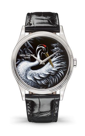 Patek Philippe - 5177G-033  Calatrava 5177 Red-Crowned Cranes