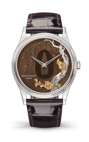 Patek Philippe - 5177G-036  Calatrava 5177 Tsuba – Bird and Branches