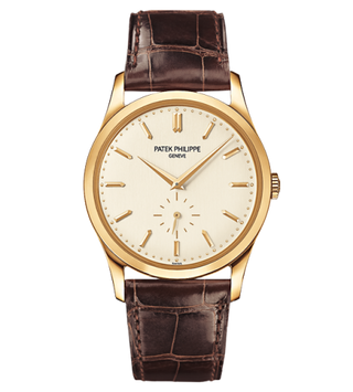 Patek Philippe - 5196J-001  Calatrava 5196 Yellow Gold / Silver