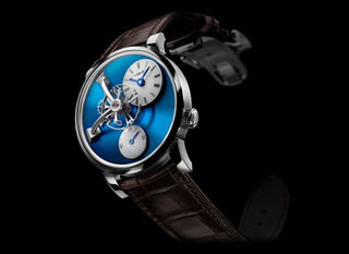 MB&F - 52.SL.BL  Legacy Machine  LM101 Steel / Blue