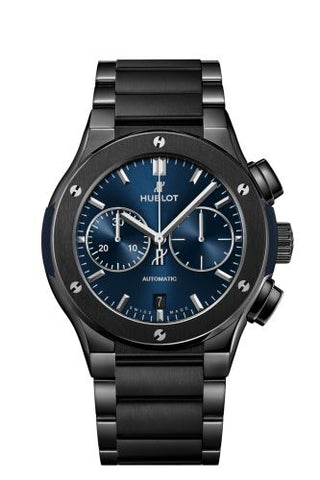 Hublot - 520.CM.7170.CM  Classic Fusion 45 Chronograph Ceramic / Blue / Bracelet