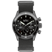 Blancpain Fifty Fathoms Automatique DLC / Black / Black Canvas (5200-0130-NABA)