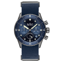 Blancpain Fifty Fathoms Bathyscaphe Sedna Gold / Black / Grey Nato (5200-0240-NAOA)