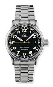 Omega - 5200.50.00  Dynamic III Date Stainless Steel / Black / Bracelet