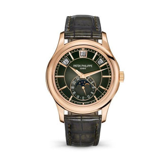 Patek Philippe - 5205R-011  Annual Calendar 5205 Rose Gold / Green