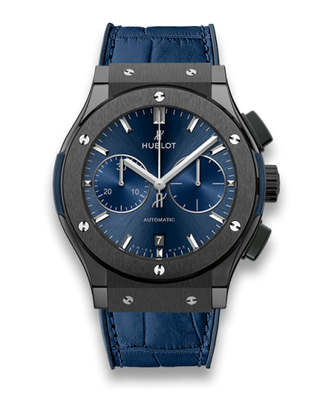 Hublot - 521.CM.7170.LR  Classic Fusion 45 Chronograph Ceramic / Blue