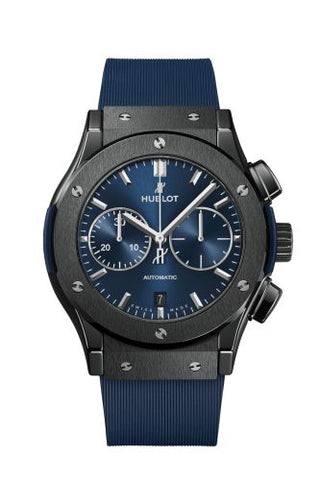 Hublot - 521.CM.7170.RX  Classic Fusion 45 Chronograph Ceramic / Blue / Rubber