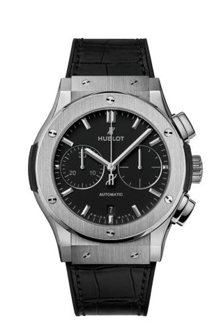 Hublot - 521.NX.1171.LR  Classic Fusion 45 Chronograph Titanium / Black / Alligator