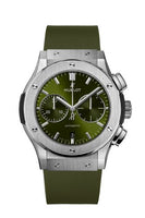 Hublot Classic Fusion 42 Chronograph King Gold / Green / Rubber (521.NX.8970.RX)