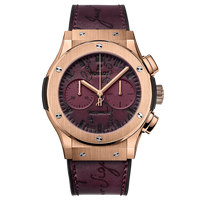 Hublot Classic Fusion 45 Berluti Scritto Platinum / Brown (521.OX.050V.VR.BER18)