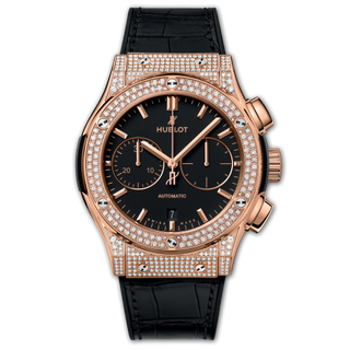 Hublot - 521.OX.1181.LR.1704  Classic Fusion 45 Chronograph King Gold / Pavé