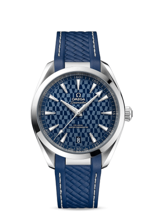 Omega - 522.12.41.21.03.001  Seamaster Aqua Terra 150M Master Chronometer 41 Stainless Steel / Blue / Tokyo 2020 Olympics