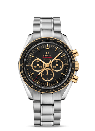 Omega - 522.20.42.30.01.001  Speedmaster Professional Moonwatch Stainless Steel / Yellow Gold / Black / Tokyo Olympics